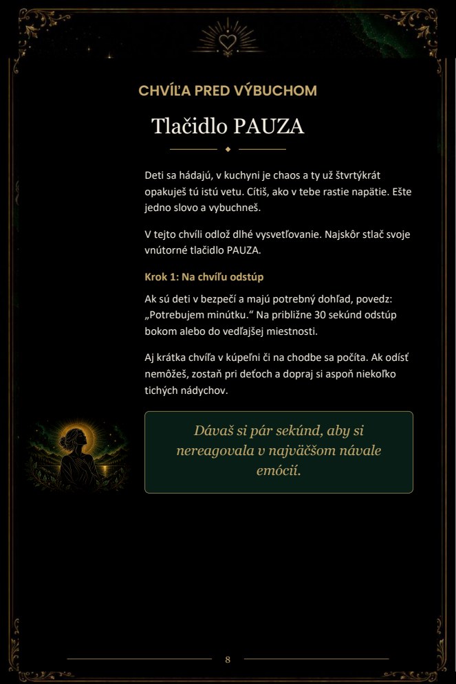 Ukážka strany Tlačidlo PAUZA